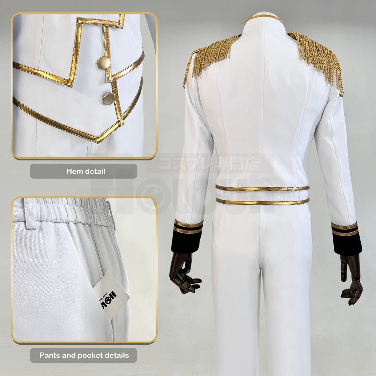 Blue Lock Anime Reo Mikage Cosplay Costume - Angels and Demons Series Complete Set-Astricos
