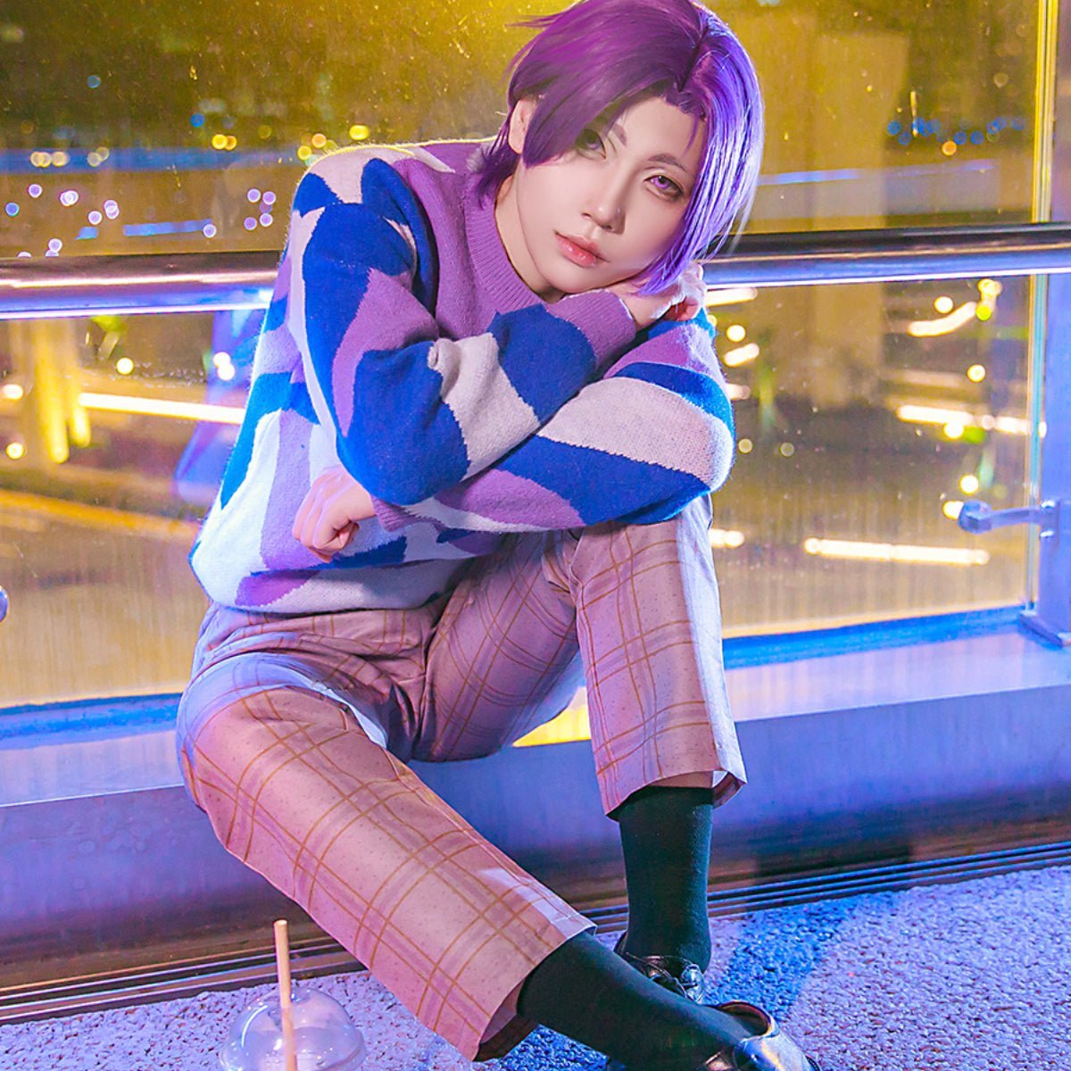 Blue Lock Anime Reo Mikage Cosplay Costume Wig & Outfit - Stylish & Comfortable-Astricos