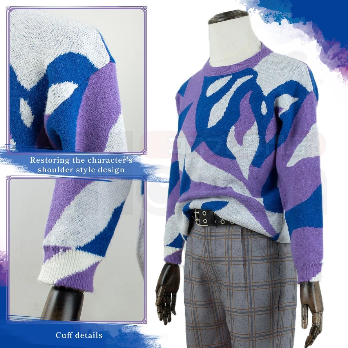 Blue Lock Anime Reo Mikage Cosplay Costume Wig & Outfit - Stylish & Comfortable-Astricos