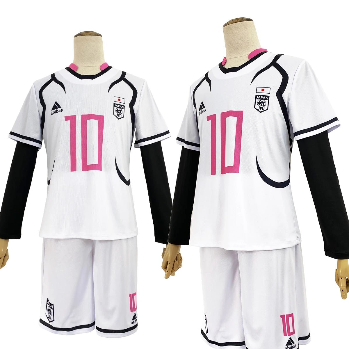 Blue Lock Anime Sae Shidou Aiku Shuto Sendo Cosplay Costume & Wig - U20 Football Uniform-Astricos
