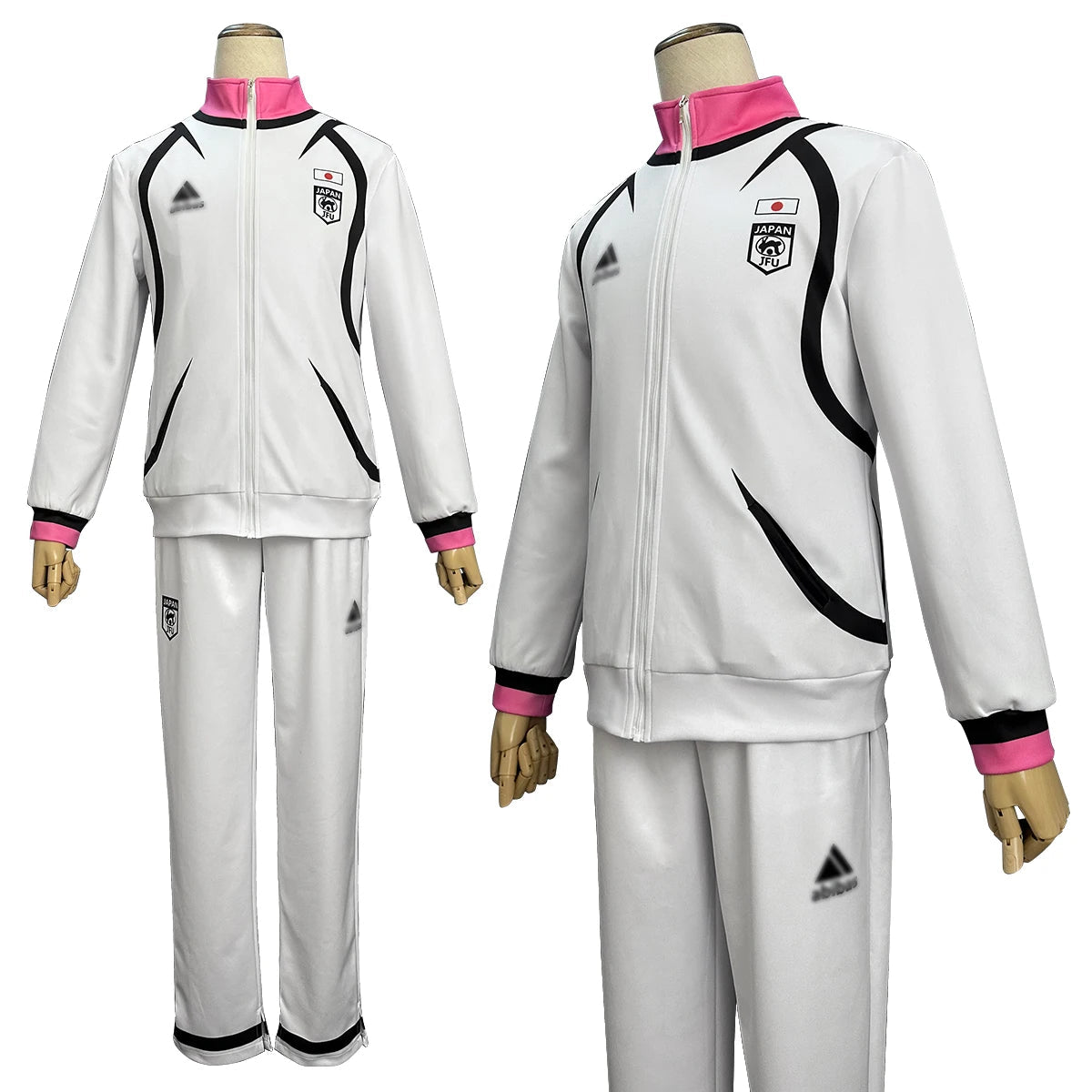 Blue Lock Anime U20 Sae Itoshi Shidou Ryusei Aiku Cosplay Costume - Full-Zip Tracksuit Sweatshirt-Astricos