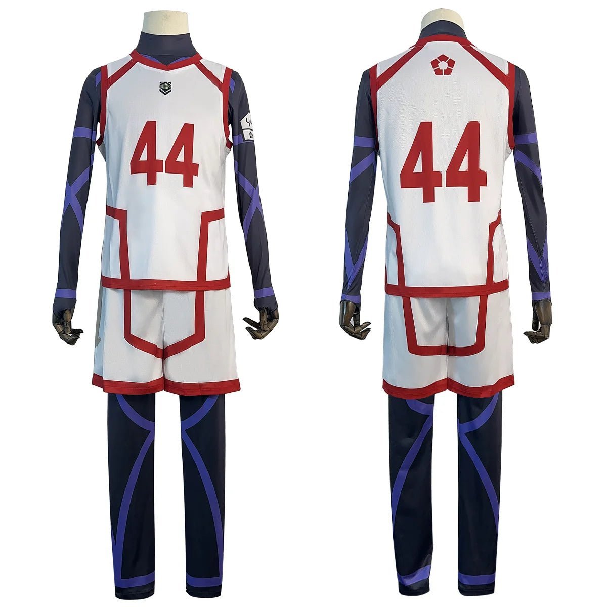 Blue Lock Season 2 Chigiri Cosplay Costume Wig & Football Uniform Set-Astricos