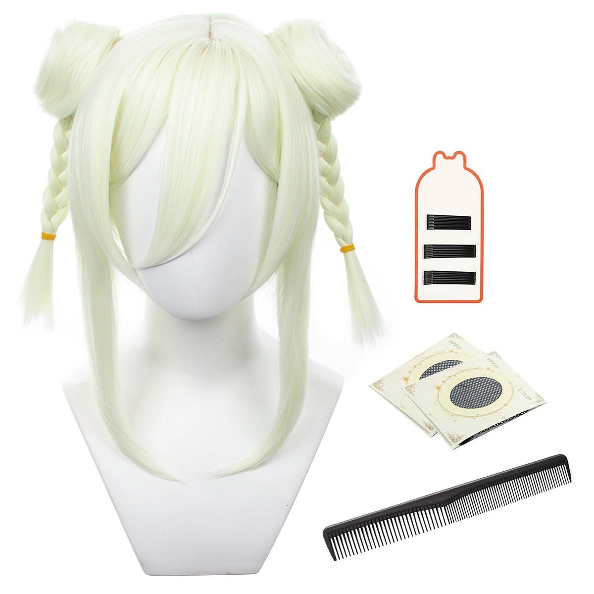 Blue Lock Thousand Cut Leopard Bun Wig - Chinese Style Dual Buns with Nine Color Options - Astricos