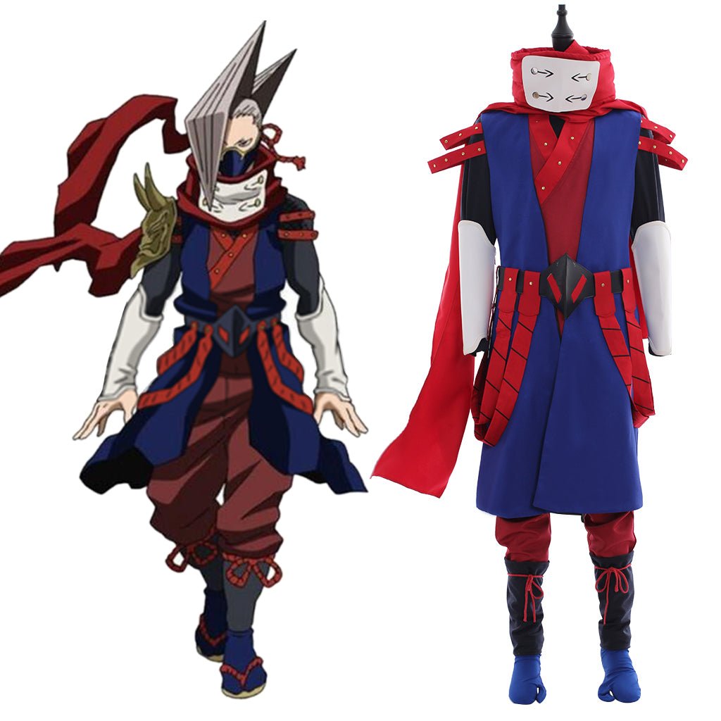 Boku No Hero Academia Edgeshot Shinya Kamihara Full Cosplay Costume Set | Astricos-Astricos