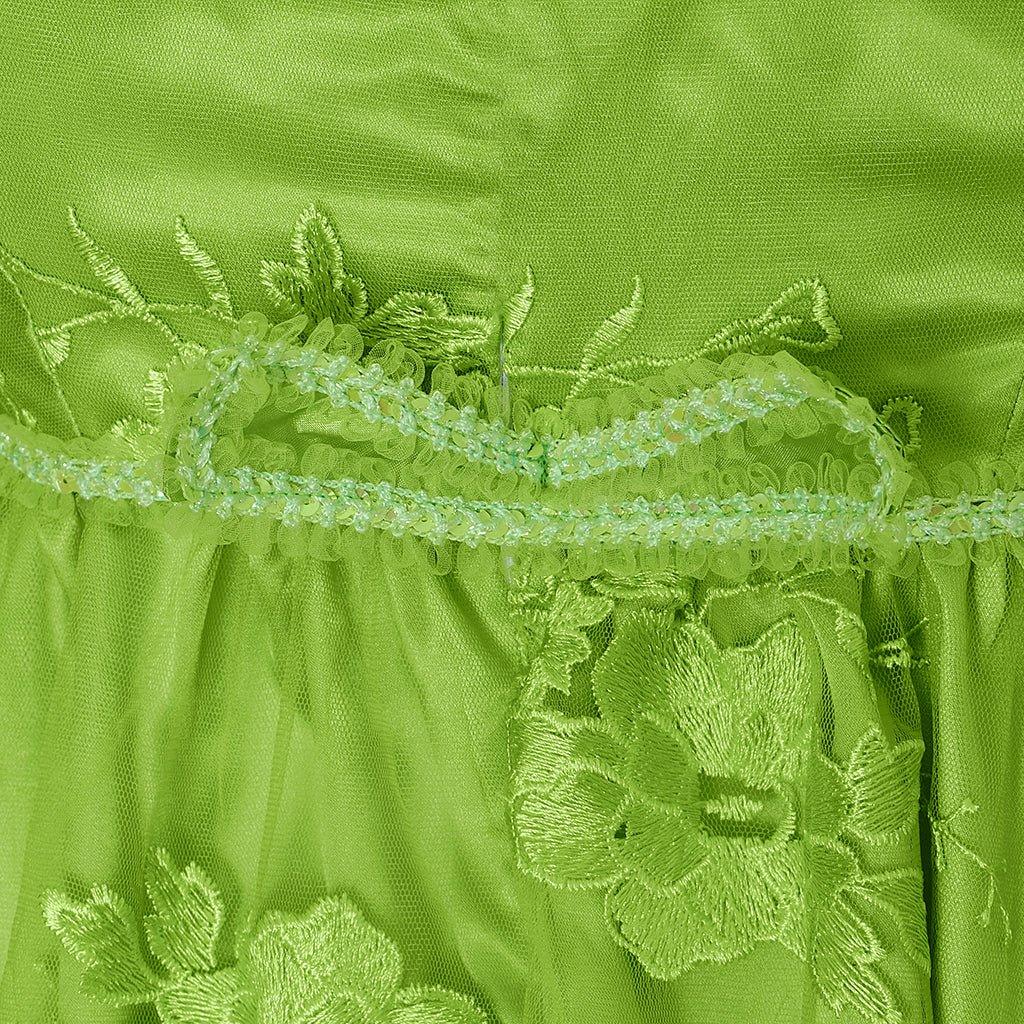 Bridgerton Green Empire Gown - Regency Era Cosplay Costume-Astricos