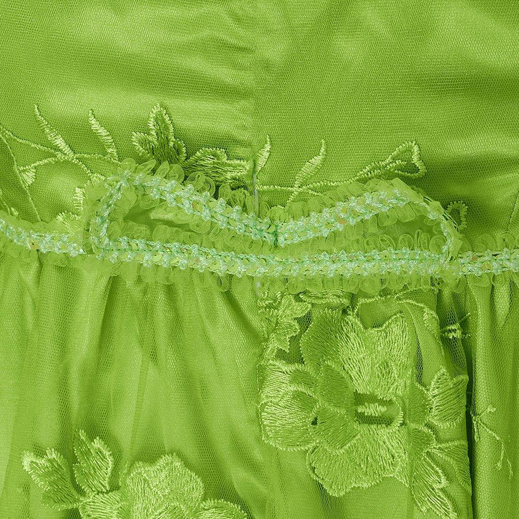 Bridgerton Green Empire Gown - Regency Era Cosplay Costume-Astricos