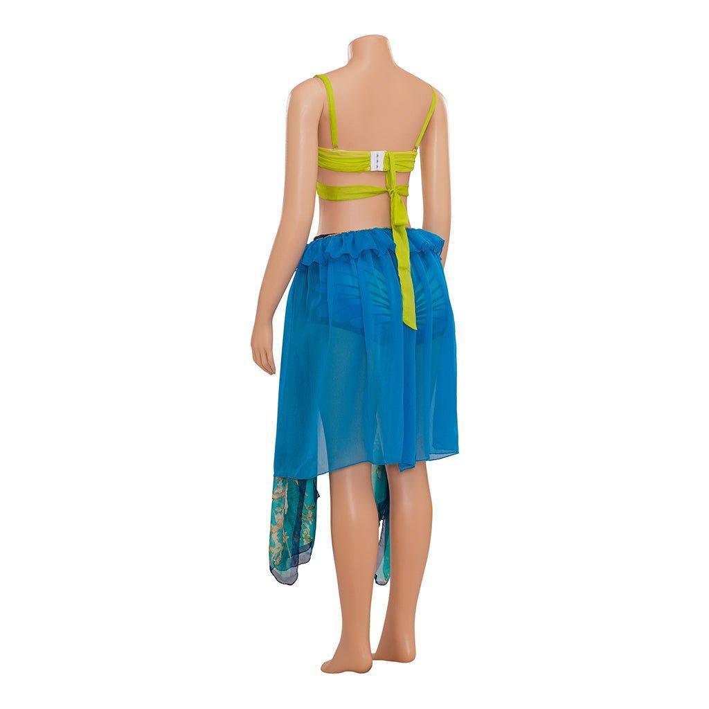 Britney Spears Slave Costume Blue Dance Dress - Sexy Cosplay Outfit | Astricos-Astricos