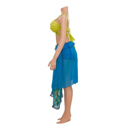 Britney Spears Slave Costume Blue Dance Dress - Sexy Cosplay Outfit | Astricos-Astricos