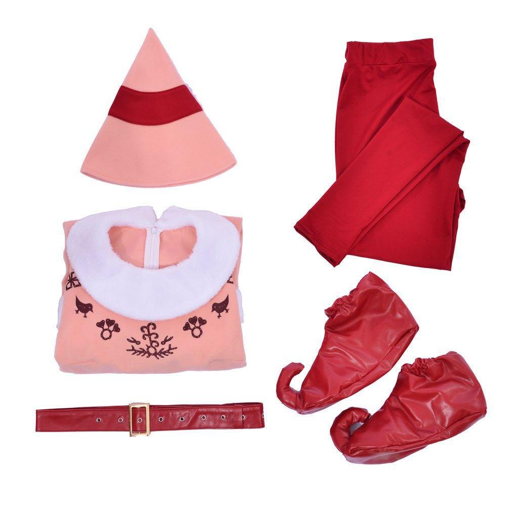 Buddy and Jovie Elf Couple Cosplay Costume | Christmas Movie Costumes for Couples | Astricos-Astricos