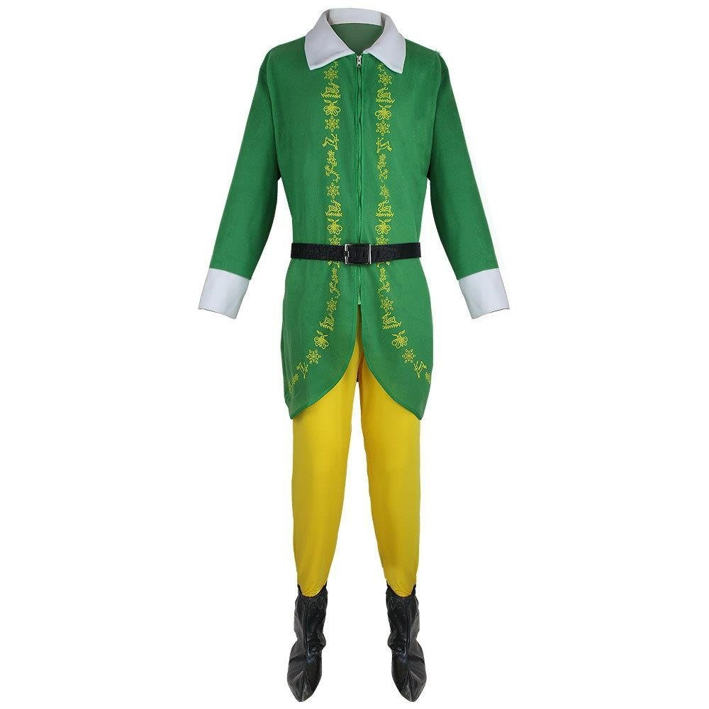 Buddy The Elf Costume for Men - Full Set Movie-Inspired Cosplay for Halloween & Christmas-Astricos