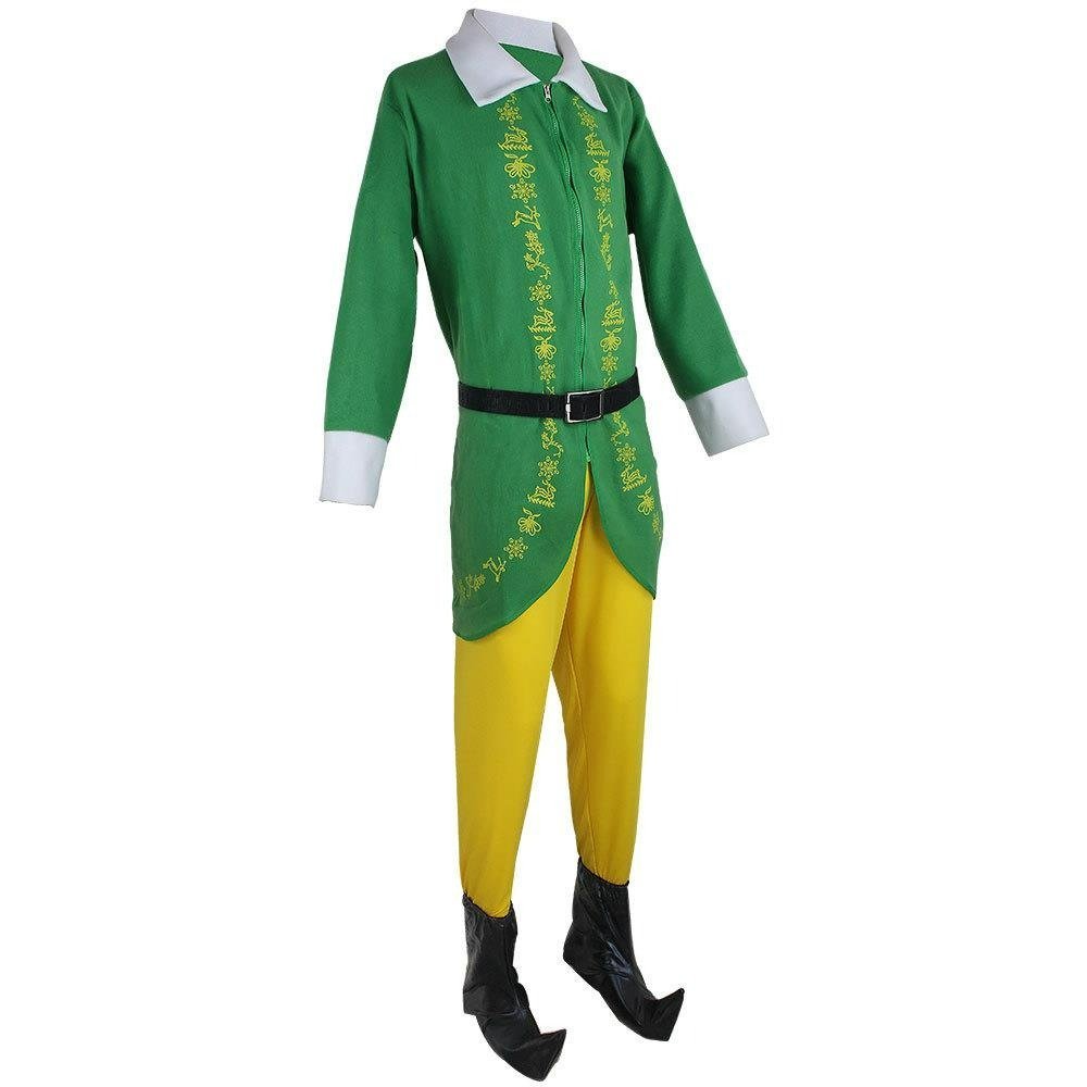 Buddy The Elf Costume for Men - Full Set Movie-Inspired Cosplay for Halloween & Christmas-Astricos