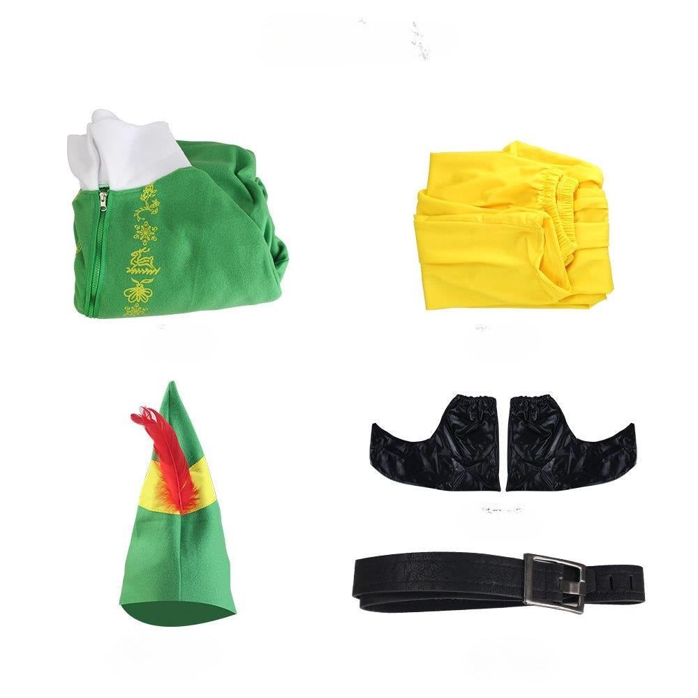 Buddy The Elf Costume for Men - Full Set Movie-Inspired Cosplay for Halloween & Christmas-Astricos