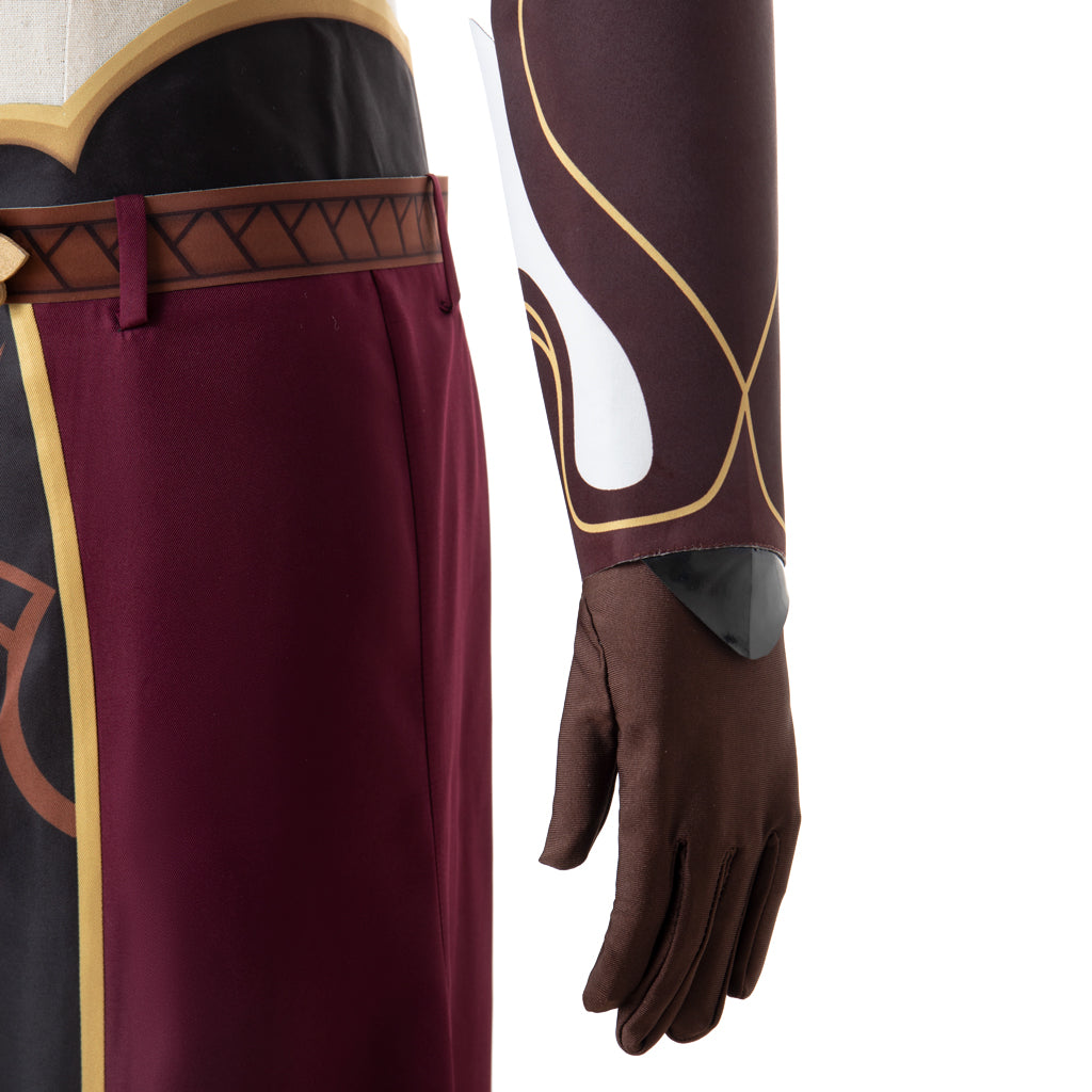 Genshin Impact Traveler (Aether) Cosplay Costume - High-Quality Anime Costume-Astricos