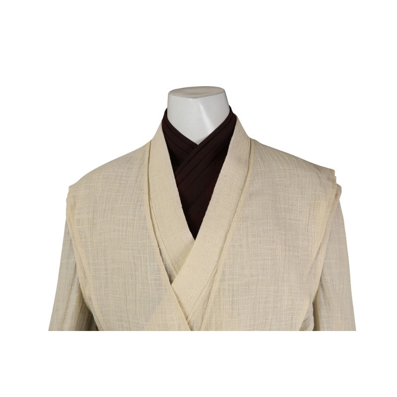 Obi-Wan Kenobi Cosplay Costume Robe Full Set - Perfect for Halloween & Star Wars Parties-Astricos