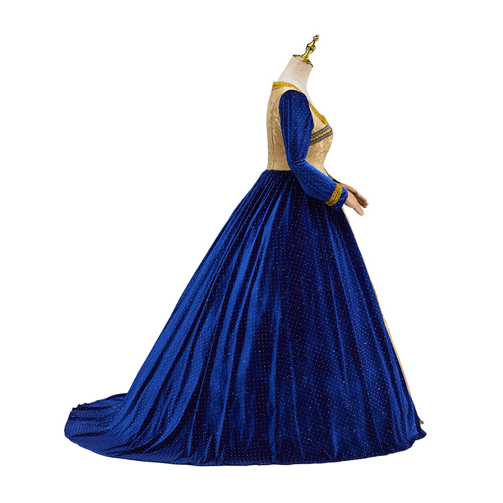 Elegant Women's Medieval Gothic Dress – Timeless Cosplay Costume