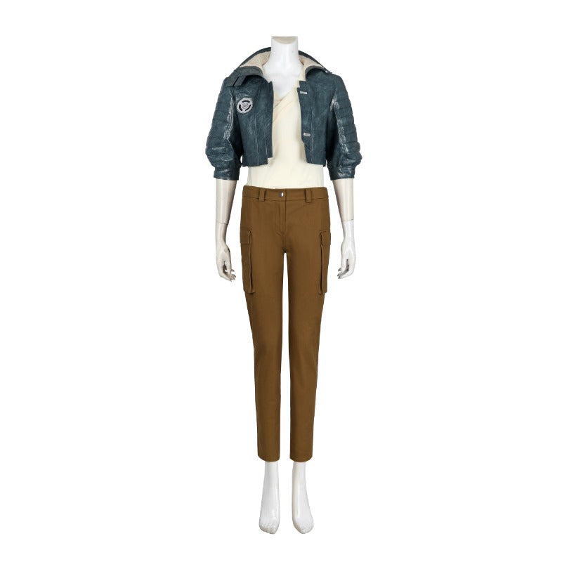 Kay Cos Vess Cosplay Costume for Women - Halloween Carnival Outfit with Jacket, Coat, Pants & Waistbag-Astricos