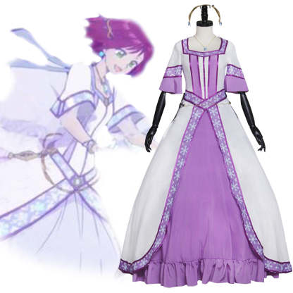 Exquisite Red-Haired Snow White Shirayuki Cosplay Costume | Astricos-Astricos