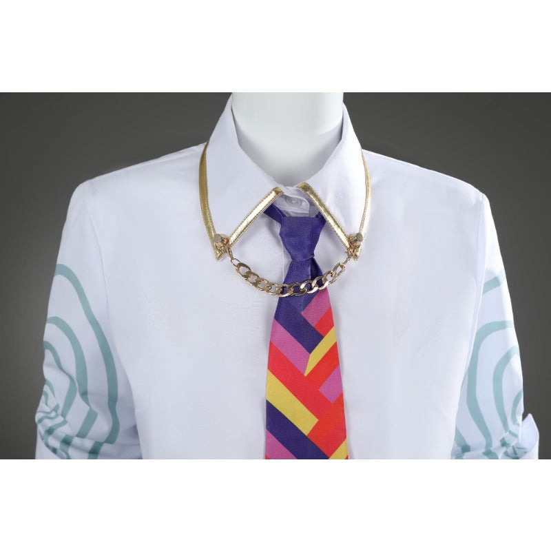 Valorant Women’s Cosplay Costume - Uniform Shirt, Vest & Skirt Set for Halloween & Parties-Astricos