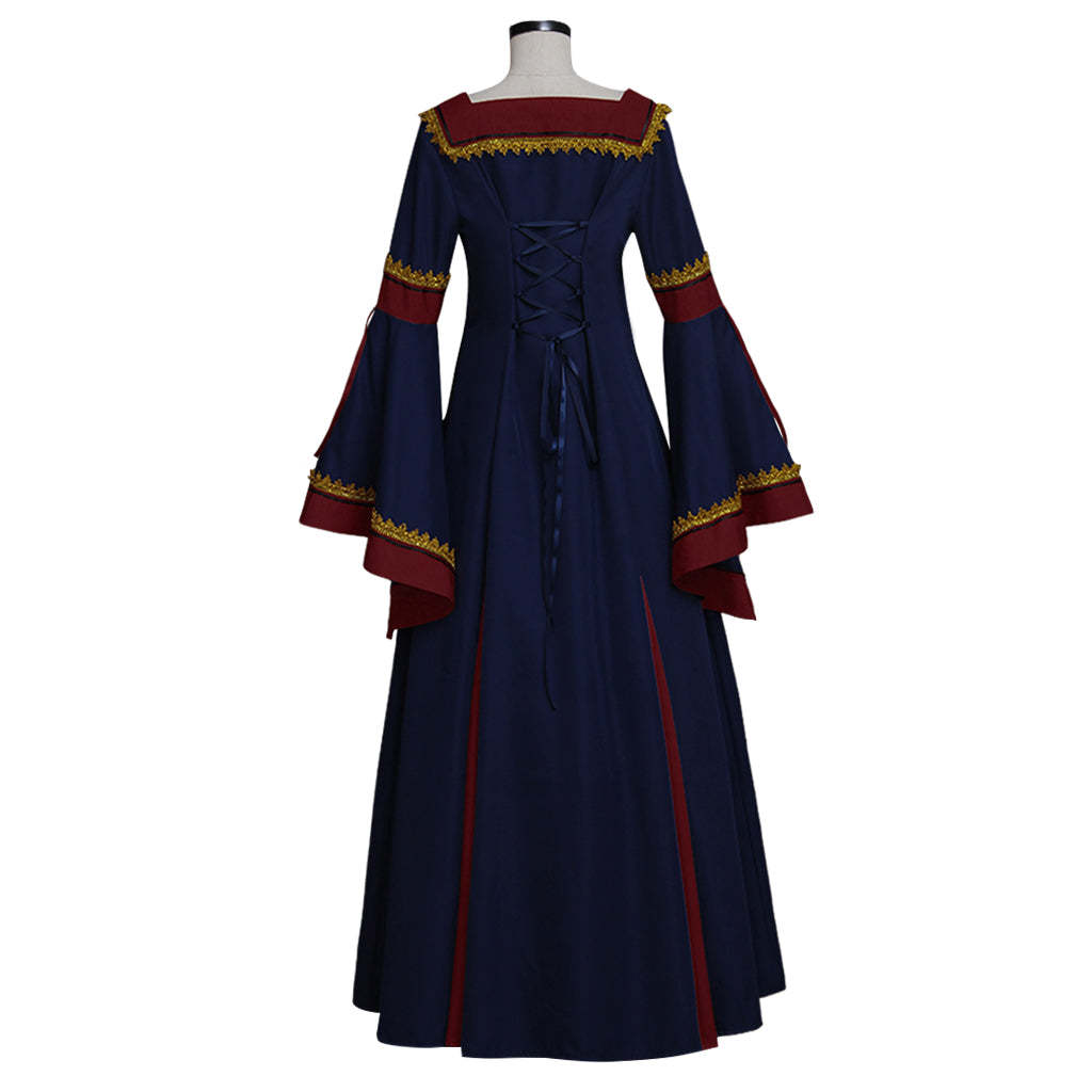 Gothic Steampunk Medieval Dress - Renaissance Victorian Queen Princess Ball Gown for Halloween & Cosplay-Astricos