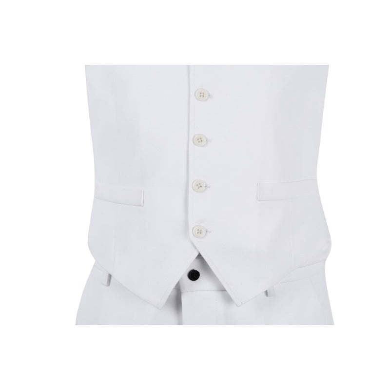 Joker 2 Arthur Fleck White Cosplay Costume Full Set - Premium Suit, Shirt, Vest, Pants & Tie-Astricos