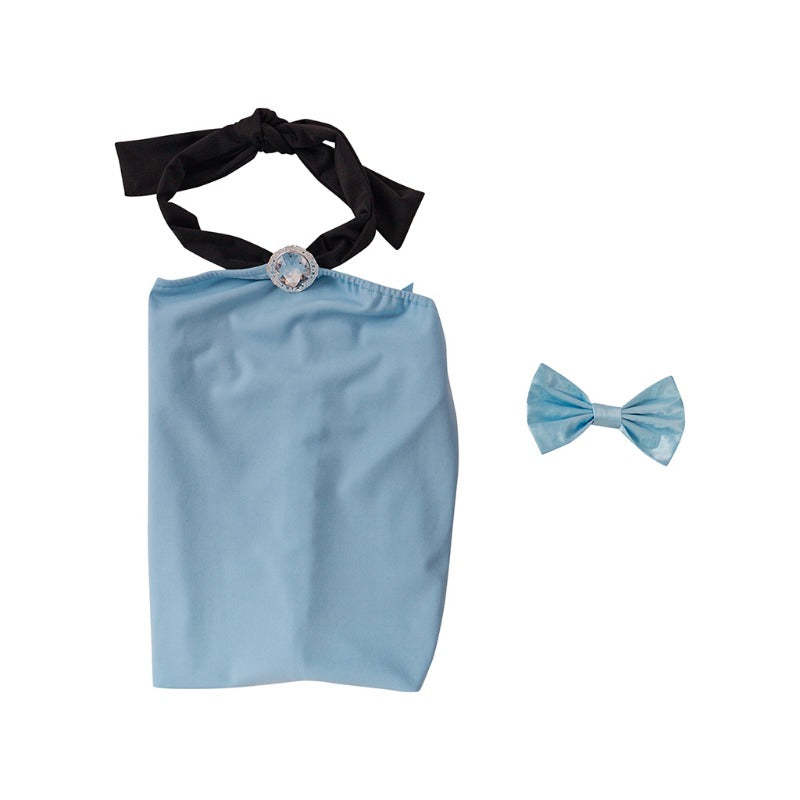 Sexy Betty Rubble Costume - Flintstones Cosplay Blue Mini Dress for Women-Astricos