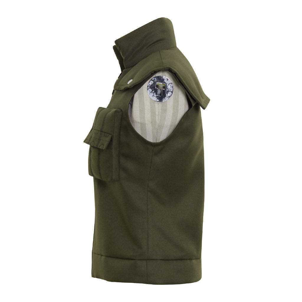 Naruto Hidden Leaf Village Vest - Green Kakashi Hatake Cosplay Costume-Astricos
