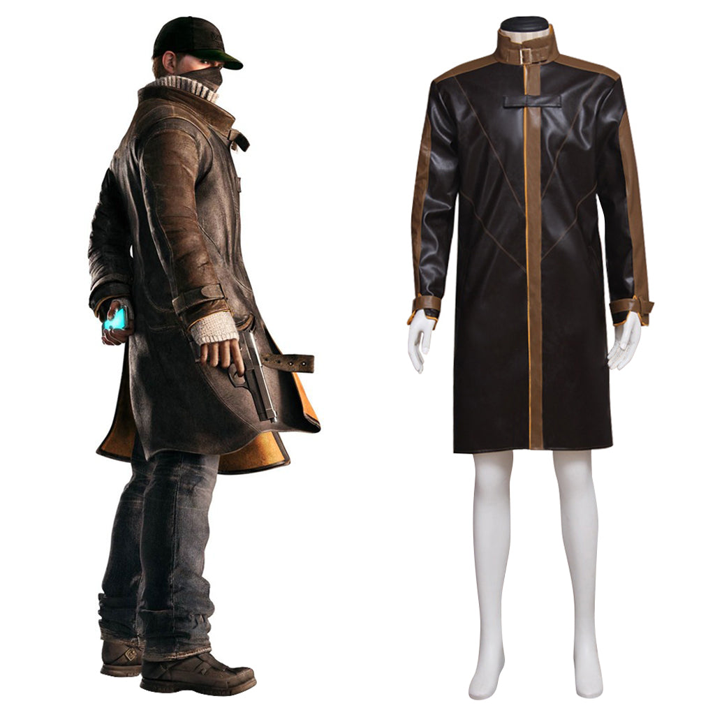 Watch Dogs Aiden Pearce Cosplay Costume - Authentic Game Character Outfit for Roleplay & Halloween-Astricos