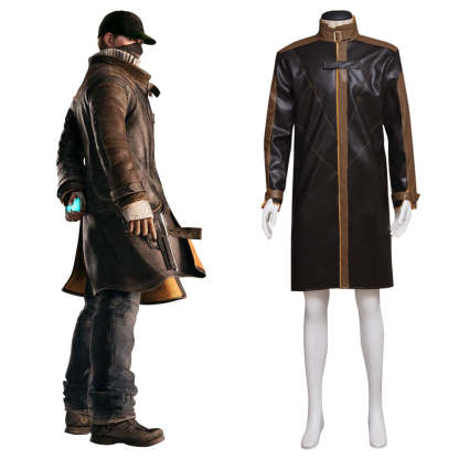 Watch Dogs Aiden Pearce Cosplay Costume - Authentic Game Character Outfit for Roleplay & Halloween-Astricos