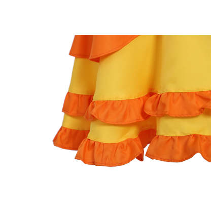 Princess Daisy Cosplay Costume for Girls - Cute Lolita Dress for Parties & Cosplay | Astricos-Astricos