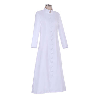 Custom Woman Priest Cosplay Costume – Elegant Long Pastor Uniform for Halloween & Carnival-Astricos