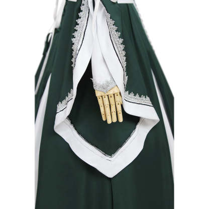 Medieval Palace Princess Green Dress - Renaissance Victorian Cosplay Costume for Women-Astricos