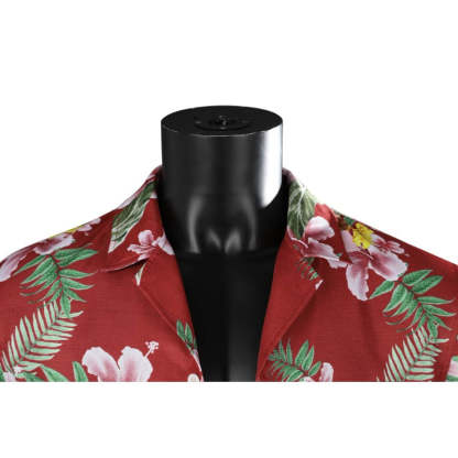 Kasuga Ichiban Cosplay Shirt - Official Game-Inspired Short Sleeve Beach Shirt for Men-Astricos