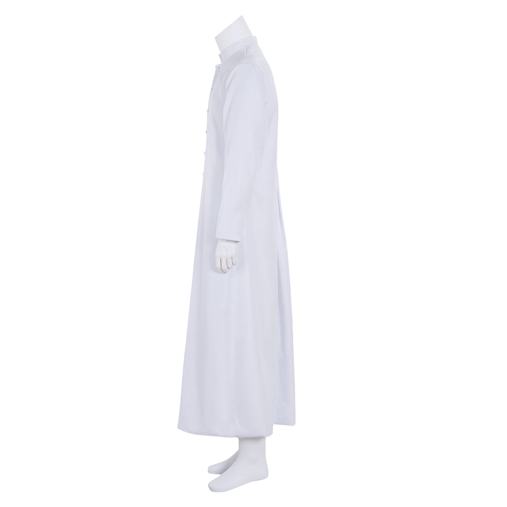 Authentic Men's Clergy Robes Cassock - Church Priest Costume with Standing Collar-Astricos