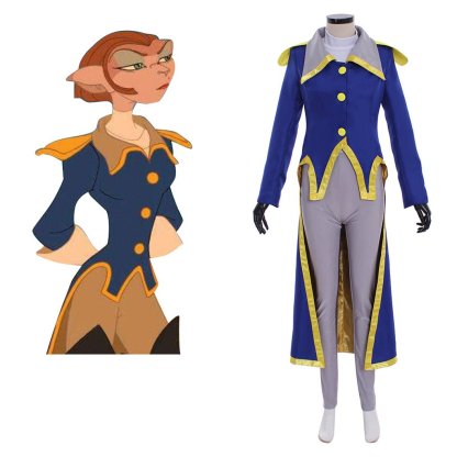 Captain Amelia Cosplay Costume | Treasure Planet Anime Outfit | Astricos-Astricos