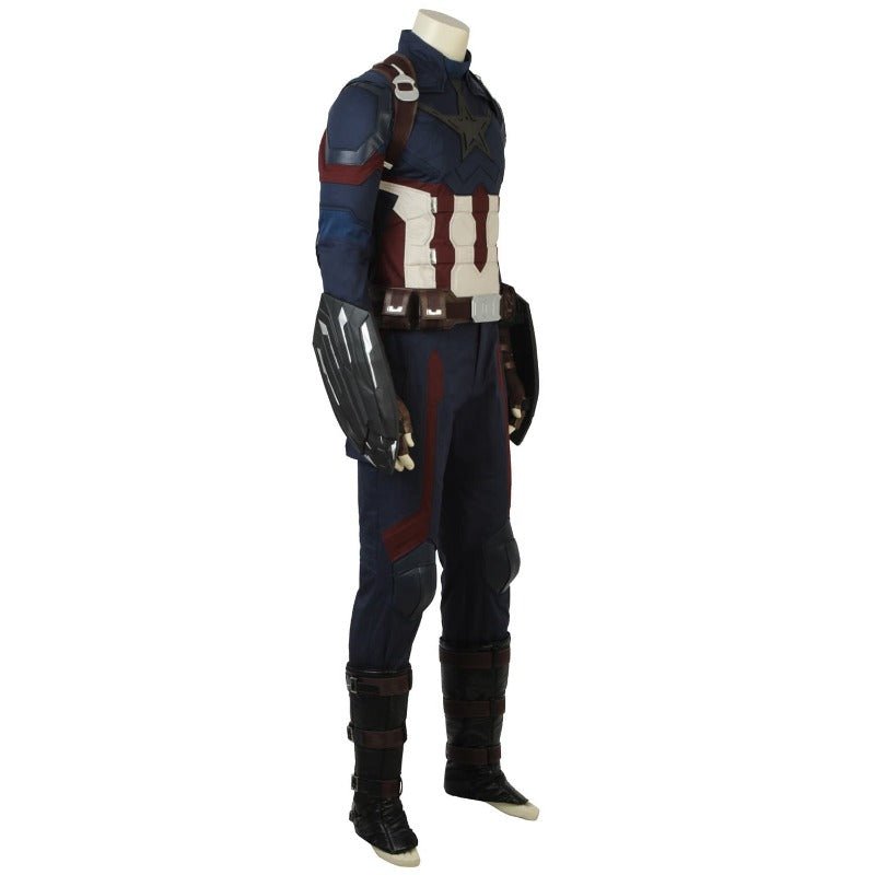 Captain America Steve Rogers Infinity War Cosplay Costume | Astricos-Astricos