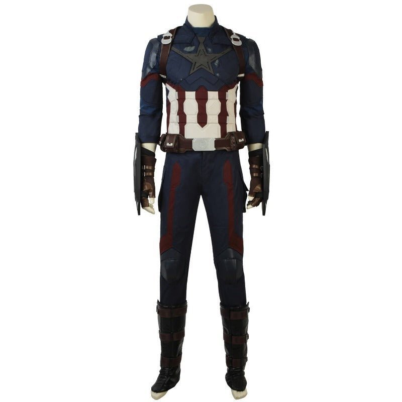 Captain America Steve Rogers Infinity War Cosplay Costume | Astricos-Astricos