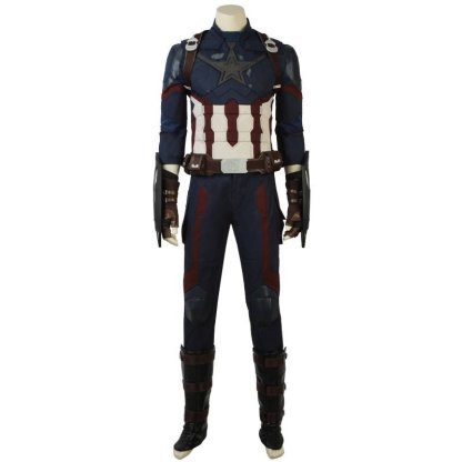 Captain America Steve Rogers Infinity War Cosplay Costume | Astricos-Astricos