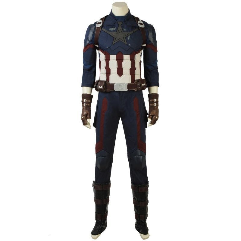 Captain America Steve Rogers Infinity War Cosplay Costume | Astricos-Astricos