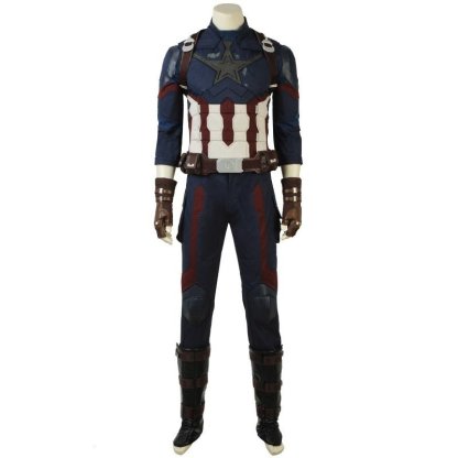 Captain America Steve Rogers Infinity War Cosplay Costume | Astricos-Astricos