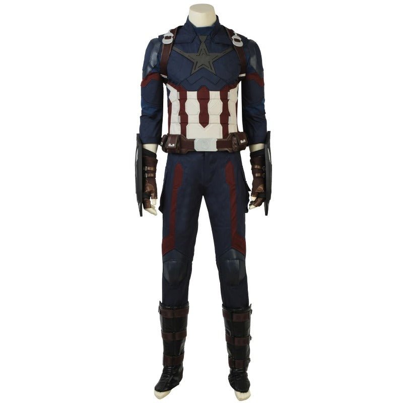 Captain America Steve Rogers Infinity War Cosplay Costume | Astricos-Astricos