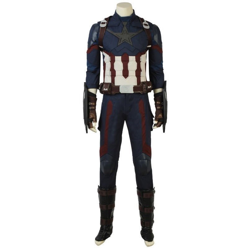 Captain America Steve Rogers Infinity War Cosplay Costume | Astricos-Astricos