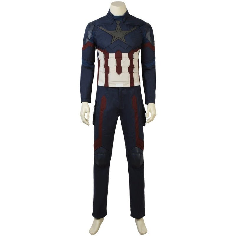 Captain America Steve Rogers Infinity War Cosplay Costume | Astricos-Astricos