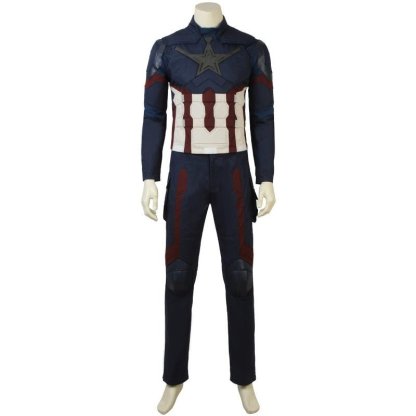 Captain America Steve Rogers Infinity War Cosplay Costume | Astricos-Astricos