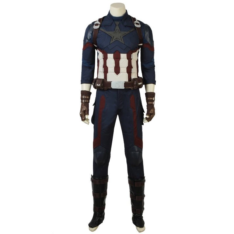 Captain America Steve Rogers Infinity War Cosplay Costume | Astricos-Astricos