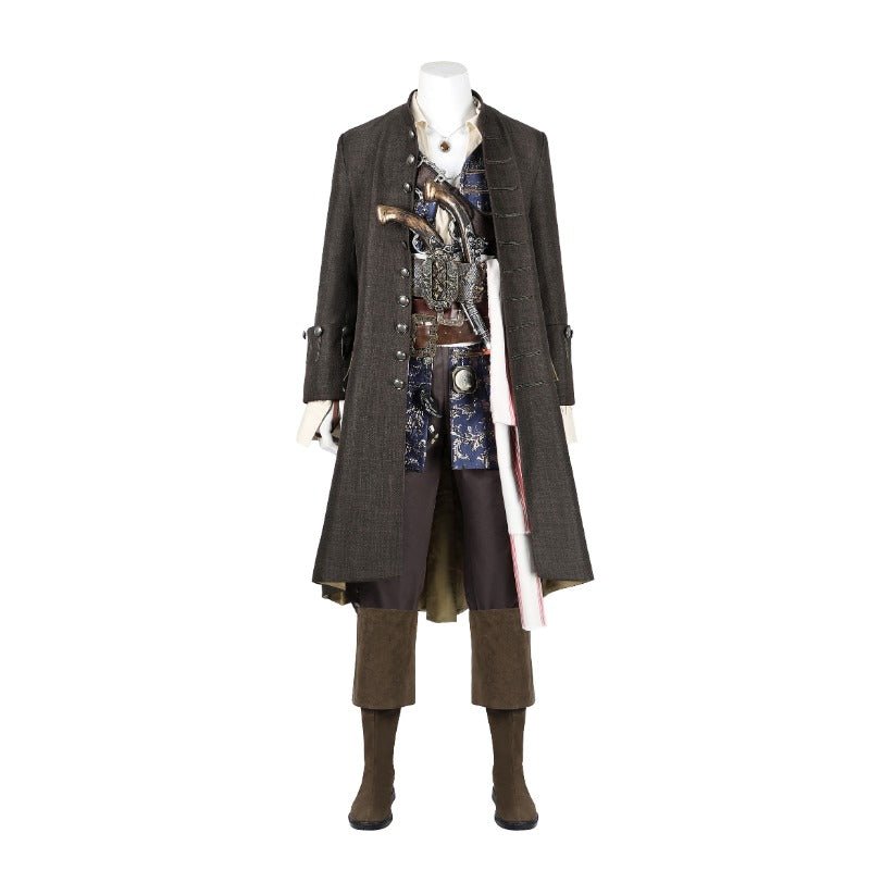 Captain Jack Sparrow Cosplay Costume Set - High - Quality Adult Pirate Outfit for Halloween - Astricos
