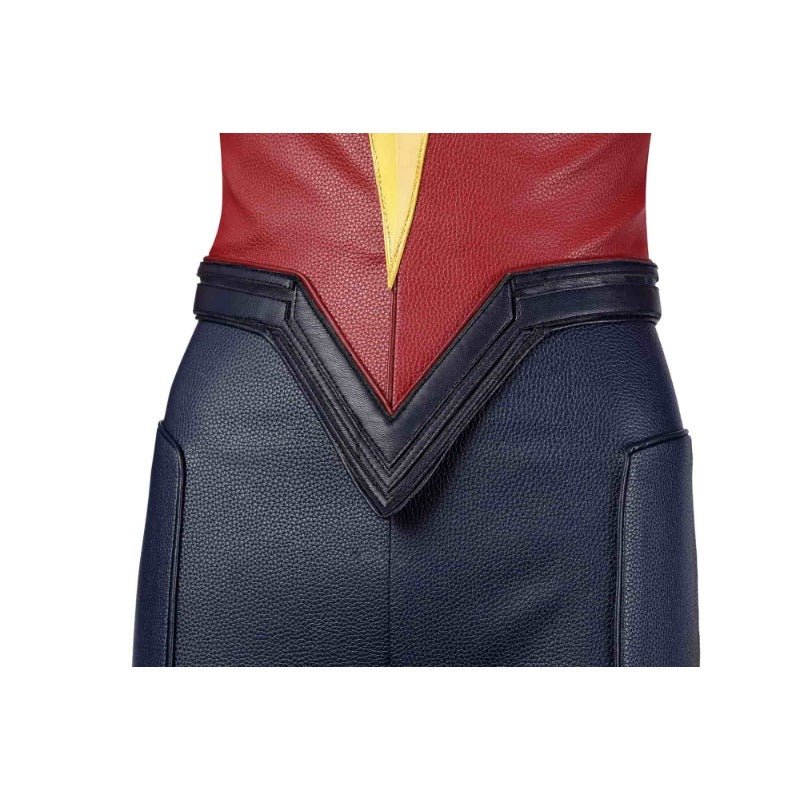 Captain Marvel 2 Carol Danvers Leather Cosplay Costume Suit for Halloween - Astricos