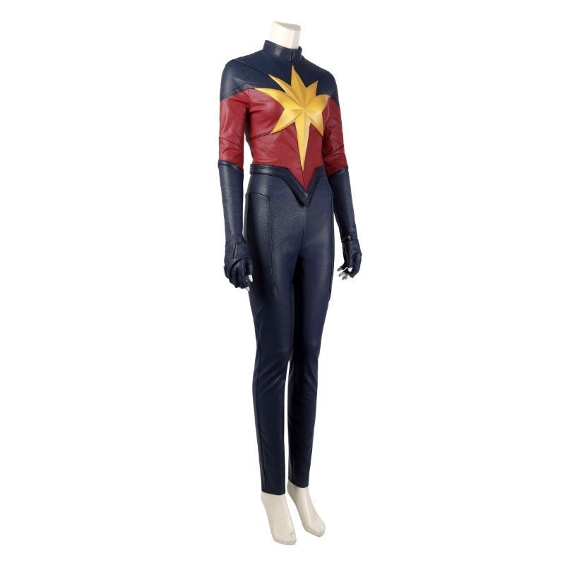 Captain Marvel 2 Carol Danvers Leather Cosplay Costume Suit for Halloween - Astricos