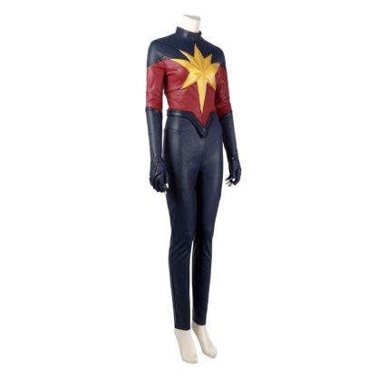 Captain Marvel 2 Carol Danvers Leather Cosplay Costume Suit for Halloween - Astricos