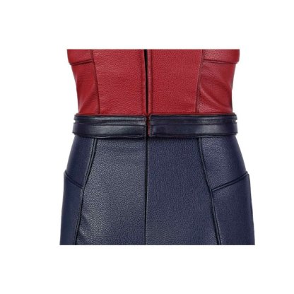 Captain Marvel 2 Carol Danvers Leather Cosplay Costume Suit for Halloween - Astricos