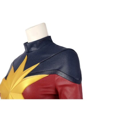Captain Marvel 2 Carol Danvers Leather Cosplay Costume Suit for Halloween - Astricos